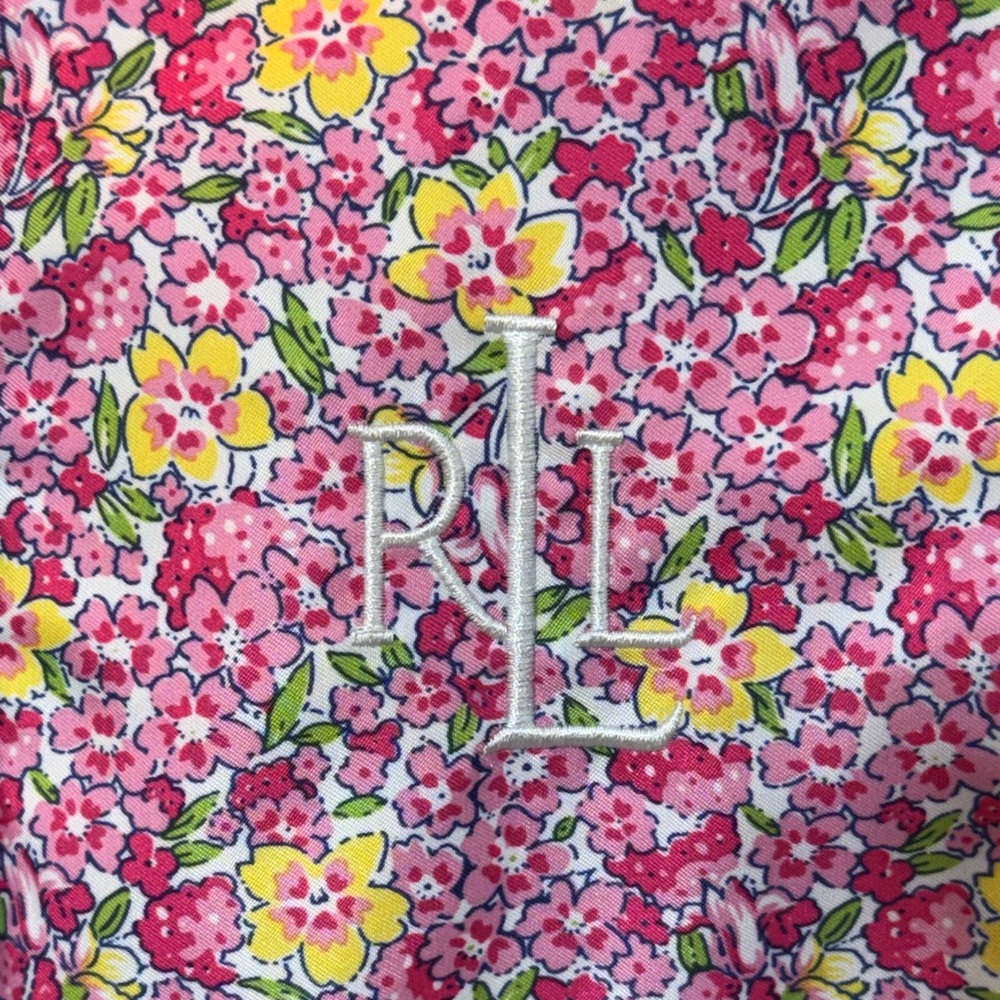 Lauren Ralph Lauren Floral Pink Tote Bag - Picture 2 of 9